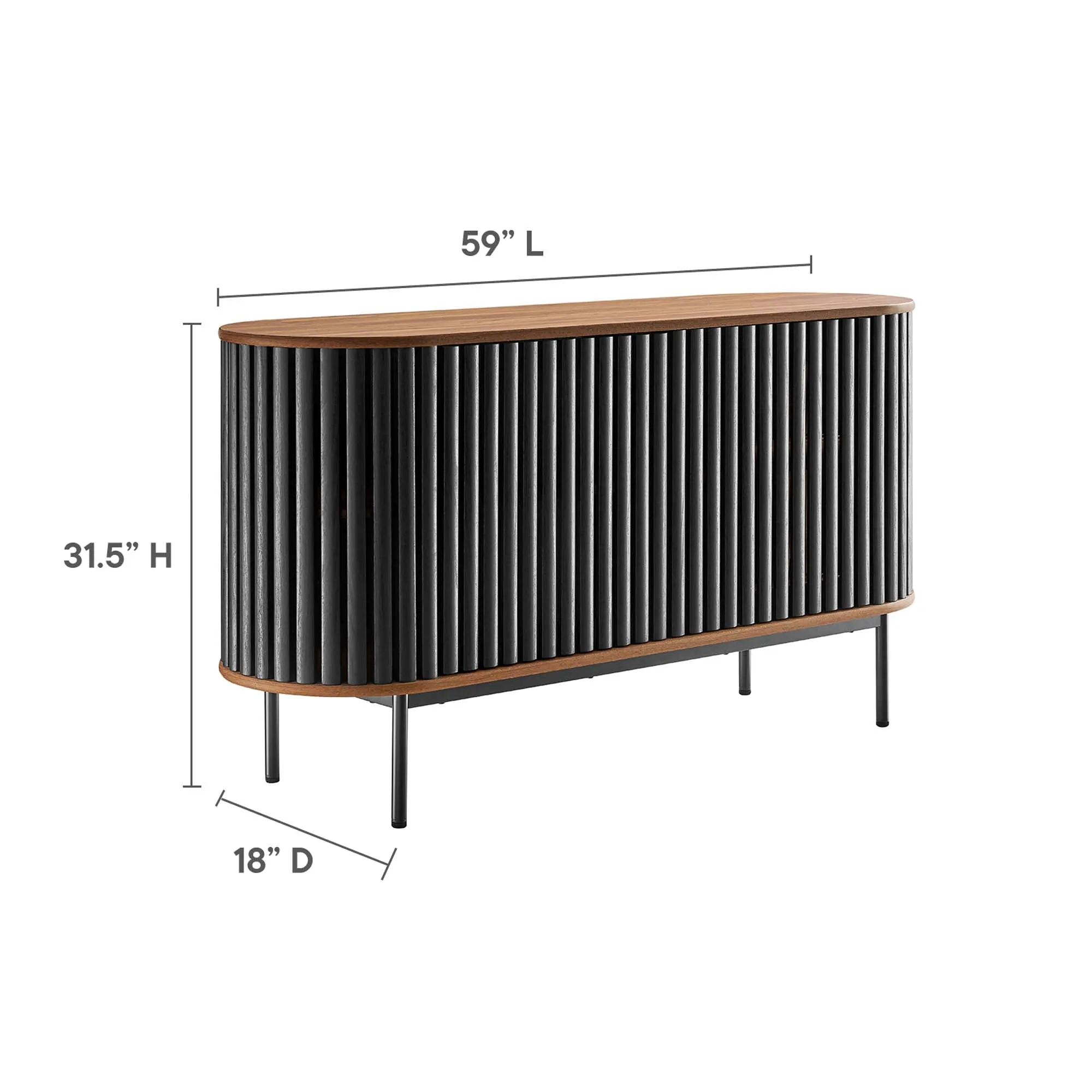 Fortitude 59” Oval Sideboard by Modway