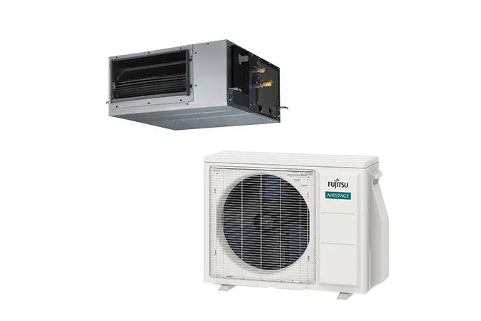 Fujitsu 12,000 BTU 21.3 SEER Medium Static Pressure Duct Single Zone System