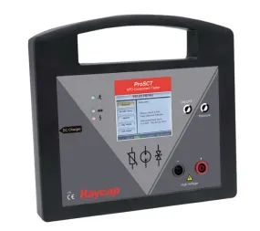 G29-00-159-ProSCT, Portable DC SPD Tester, 1500VDC,  0.1 - 1mA test current, Integrated battery with up to two years lifetime, TFT Touch screen. For DC Testing of MOV, GDT, TVS  with LOG Mode, Auto Detect, Date of Event