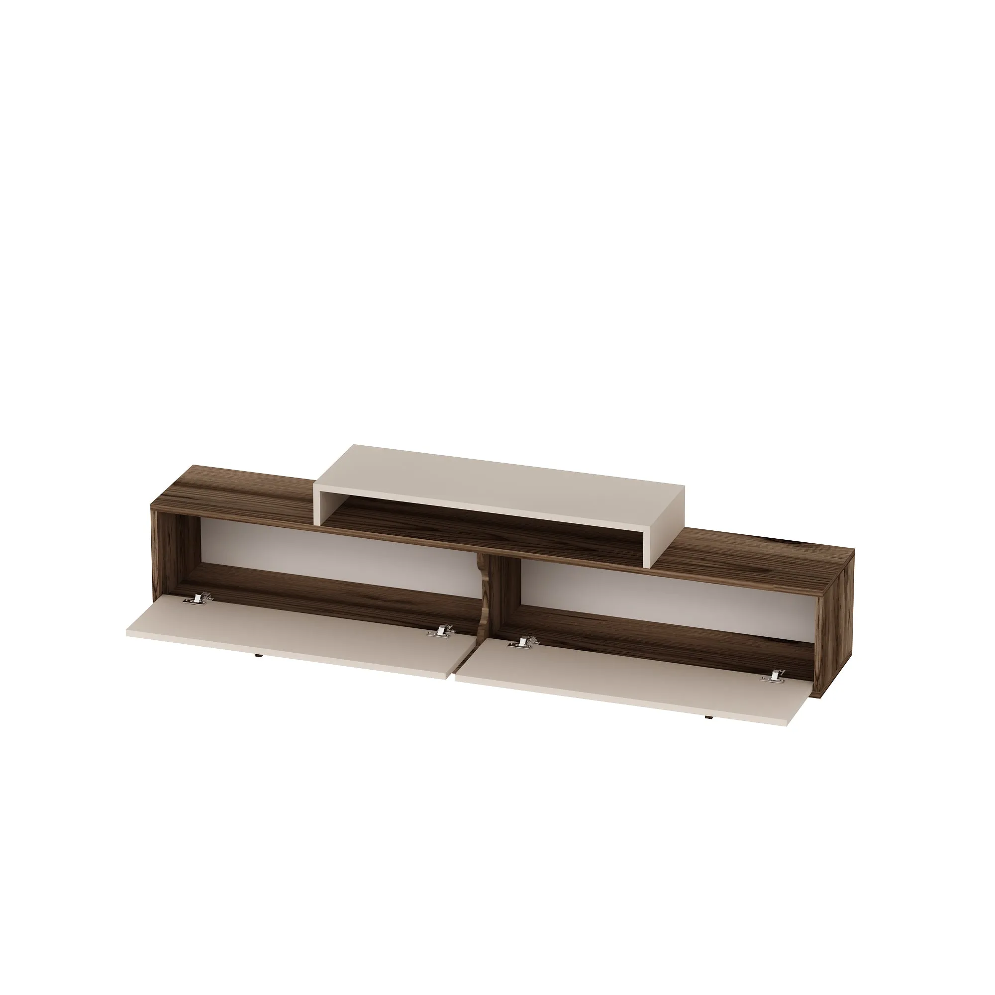 Gaia TV Stand and Entertainment Center with Storage Cabinets for TVs up to 78"