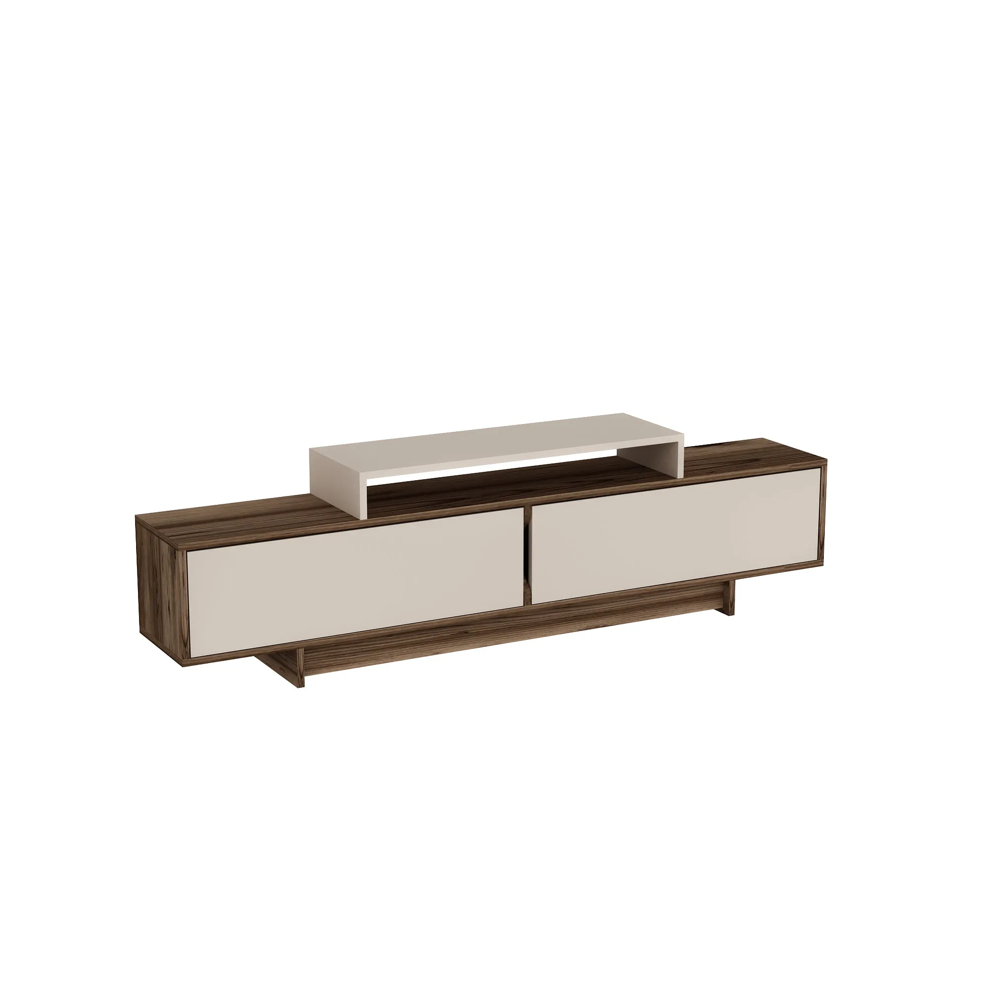 Gaia TV Stand and Entertainment Center with Storage Cabinets for TVs up to 78"
