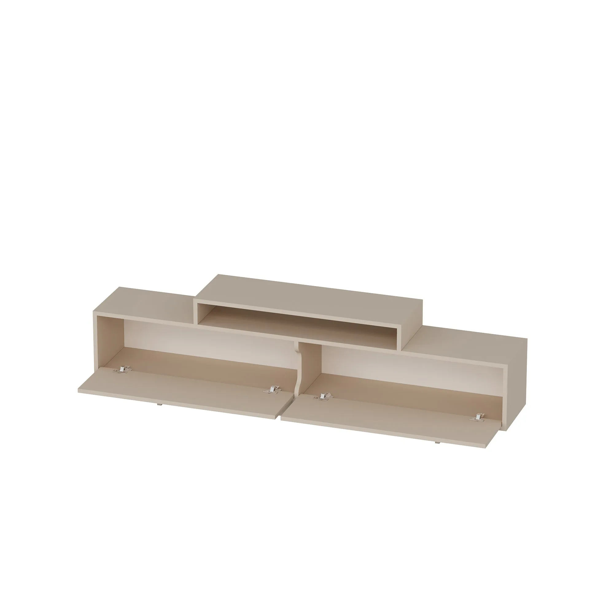 Gaia TV Stand and Entertainment Center with Storage Cabinets for TVs up to 78"
