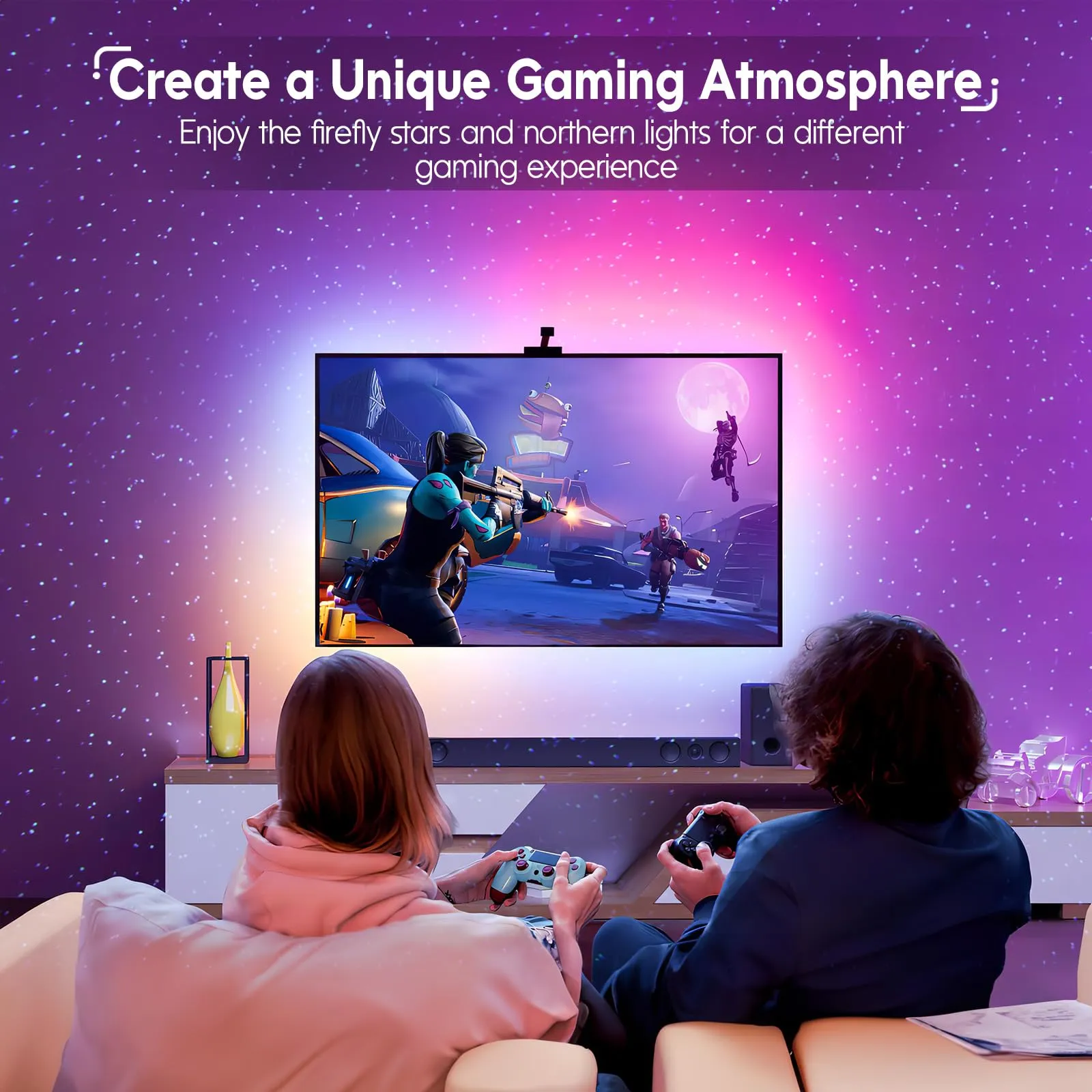 Galaxy Projector for Bedroom, Smart App Star Light Projector with Bluetooth Speaker