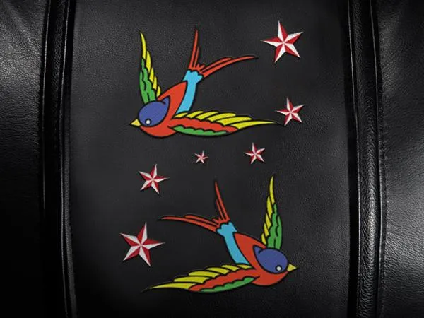 Gaming Chair 100 Pro with Swallows with Nautical Stars Panel