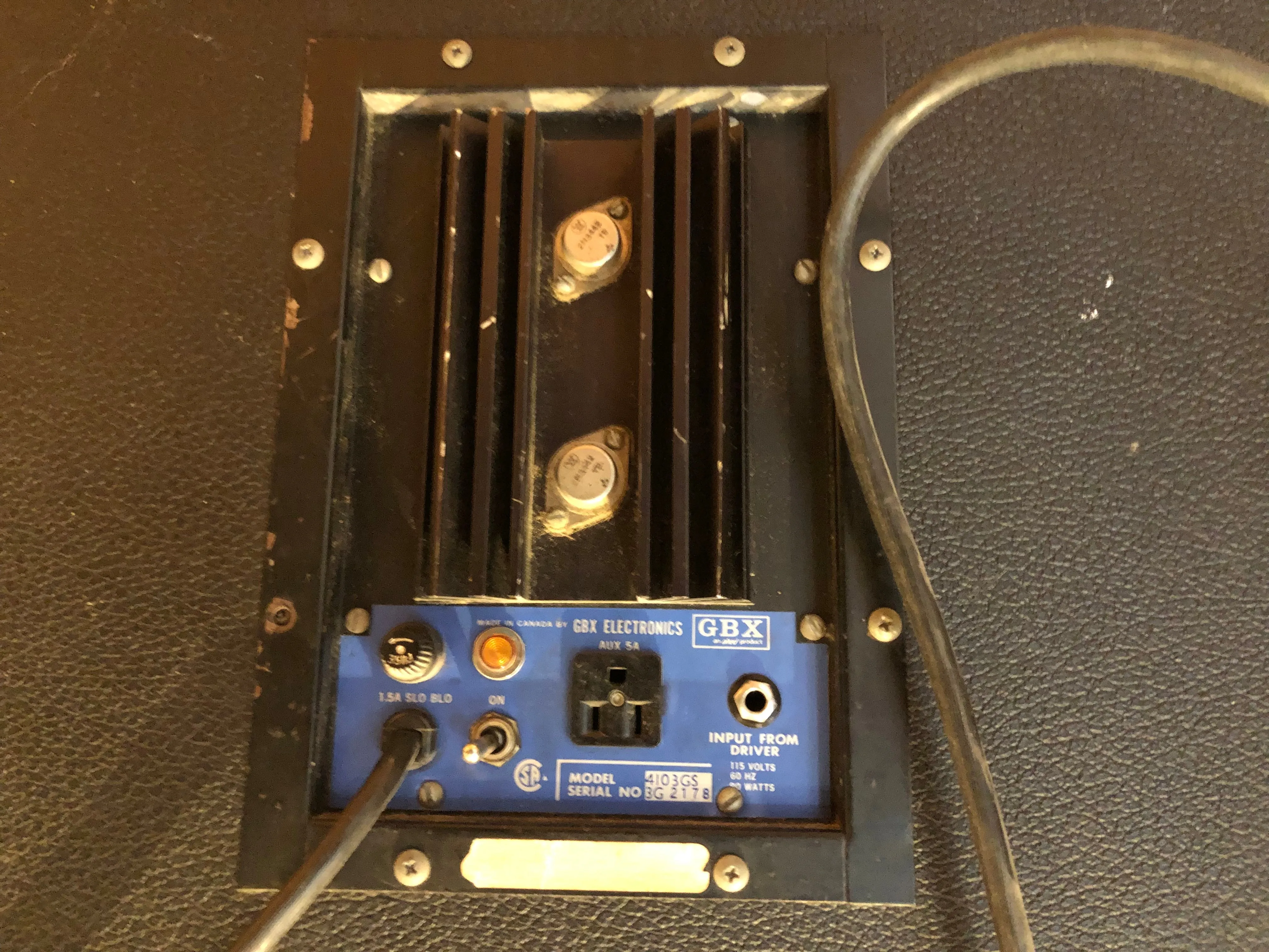 GBX 4103GS Powered 4x10 Cabinet - As-Is