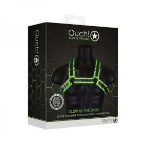 Glow Buckle Bulldog Harness - Glow In The Dark