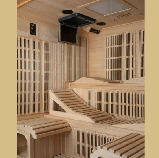 Golden Designs "Monaco" 6-Person Near Zero EMF FAR Infrared Sauna | GDI-6996-01