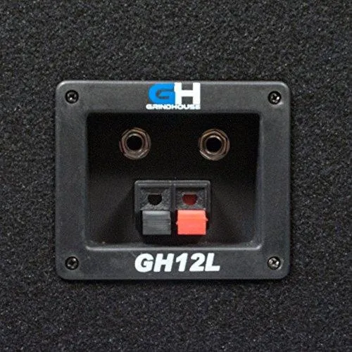 Grindhouse Speakers - Pair of Passive 12 Inch 2-Way PA/DJ Loudspeaker Cabinets - 700 Watt Full Range PA/DJ Band Live Sound Speakers