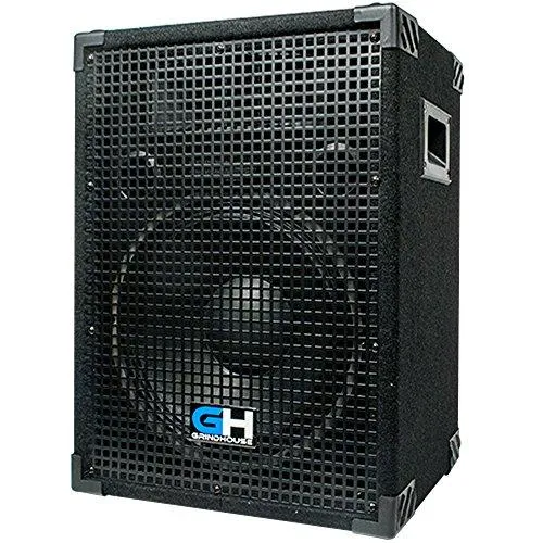Grindhouse Speakers - Pair of Passive 12 Inch 2-Way PA/DJ Loudspeaker Cabinets - 700 Watt Full Range PA/DJ Band Live Sound Speakers
