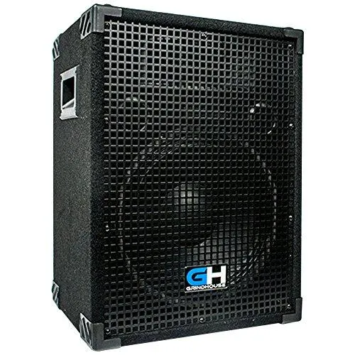 Grindhouse Speakers - Pair of Passive 12 Inch 2-Way PA/DJ Loudspeaker Cabinets - 700 Watt Full Range PA/DJ Band Live Sound Speakers