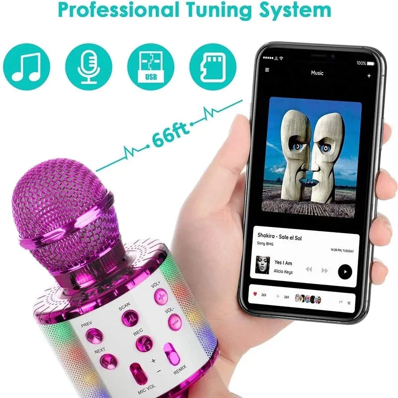 Handheld Karaoke Microphone for Kids/Adults