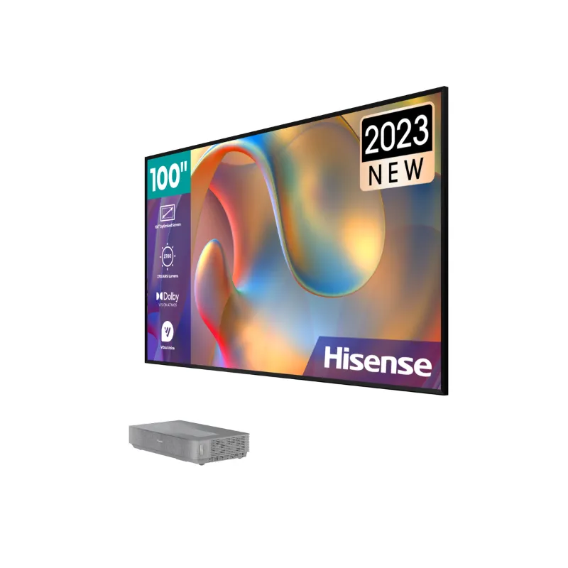 Hisense 100" 4K Laser TV | 100L5H (Projector and Screen)
