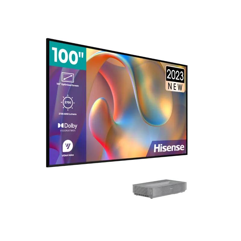 Hisense 100" 4K Laser TV | 100L5H (Projector and Screen)
