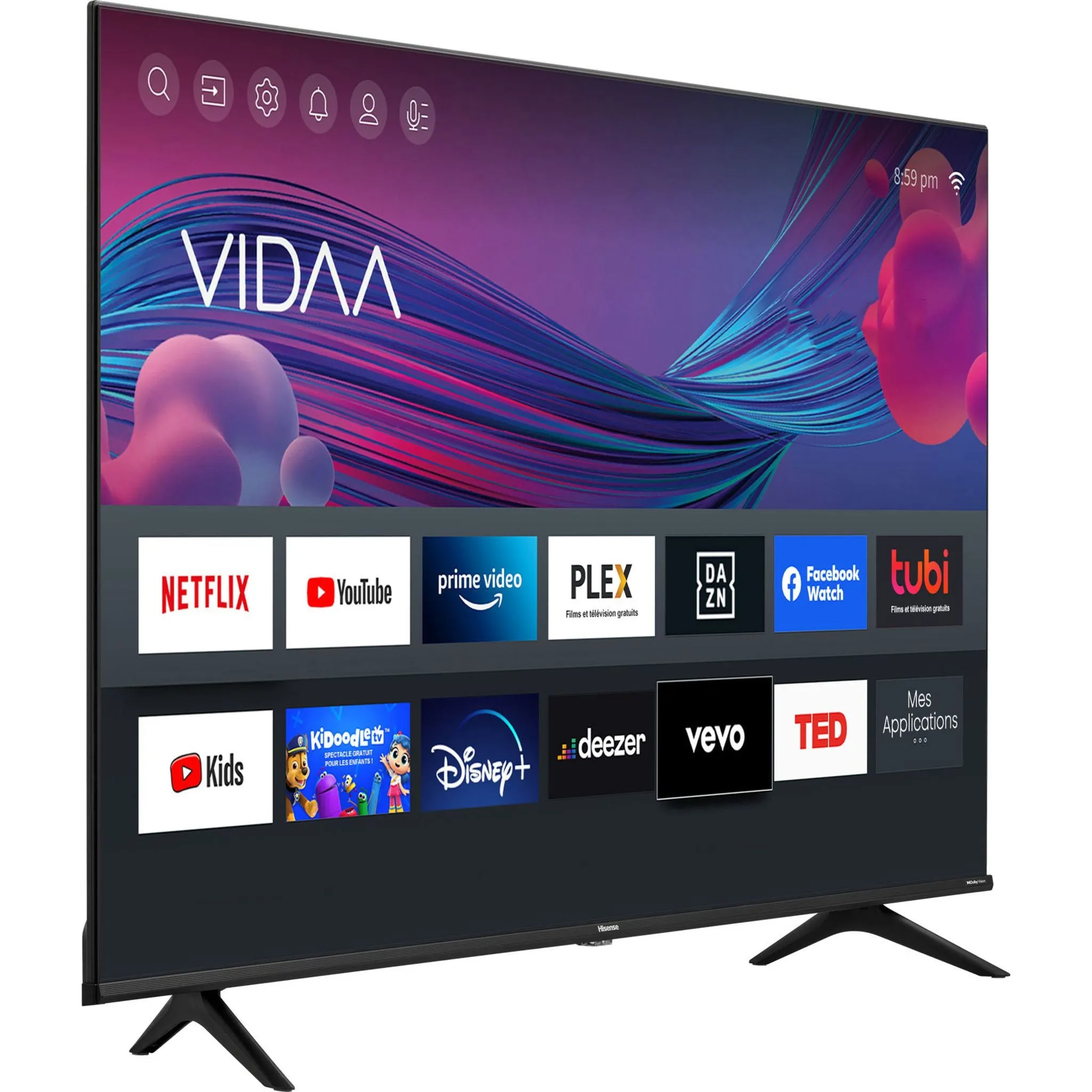 Hisense 50" 4K UHD SMART (50A60GV) - Black