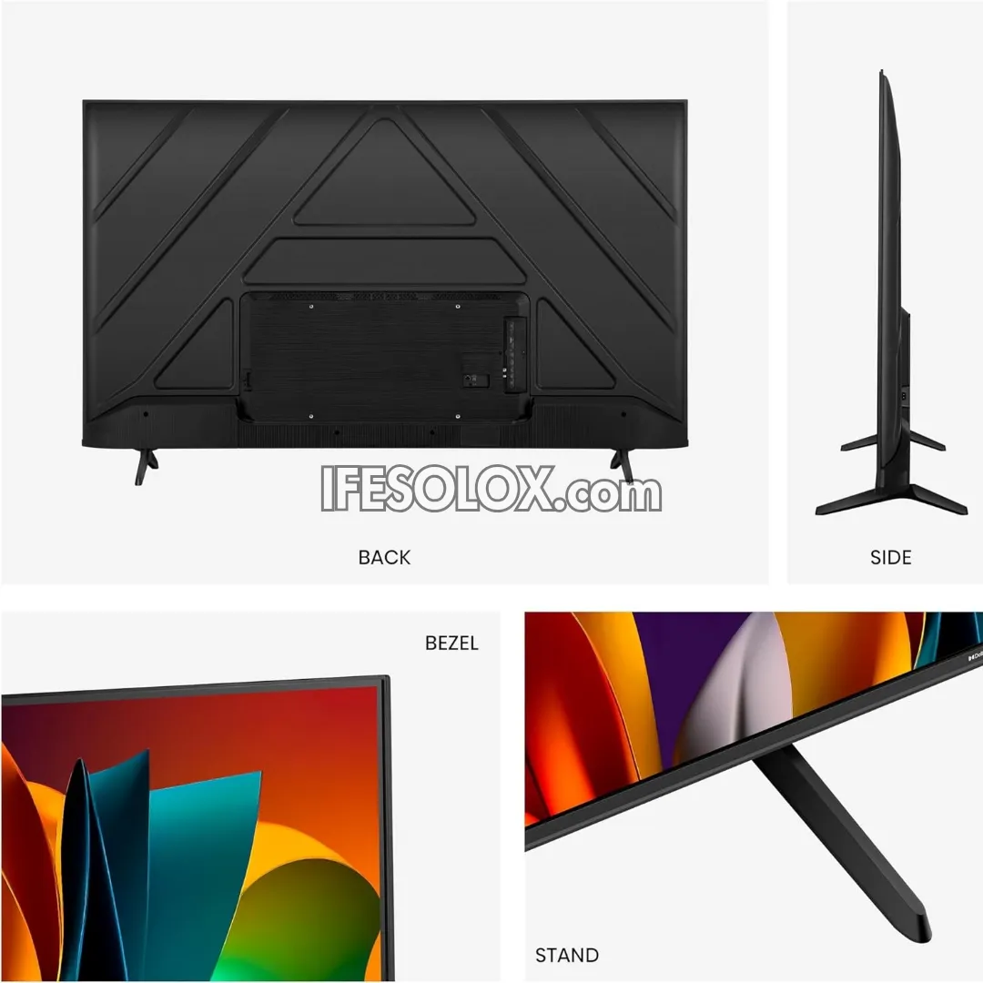 Hisense 55 Inch 55A6N VIDAA Smart 4K UHD Frameless TV   1 Year Warranty (Free Wall Mount) - Brand New