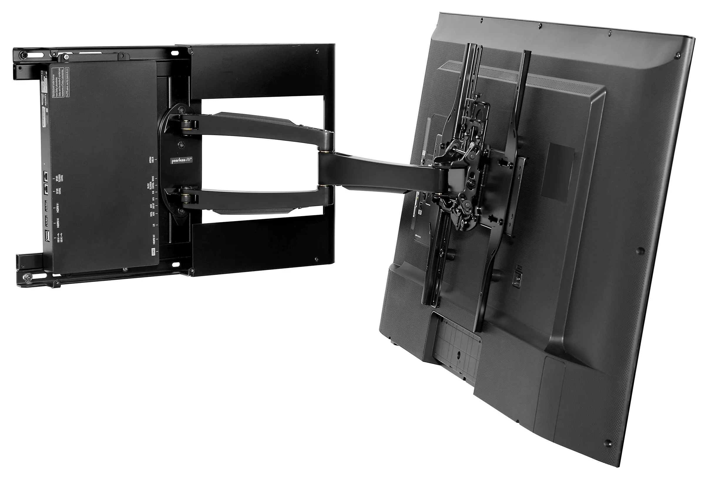 Hospitality Wall Arm Mount with STB Enclosure