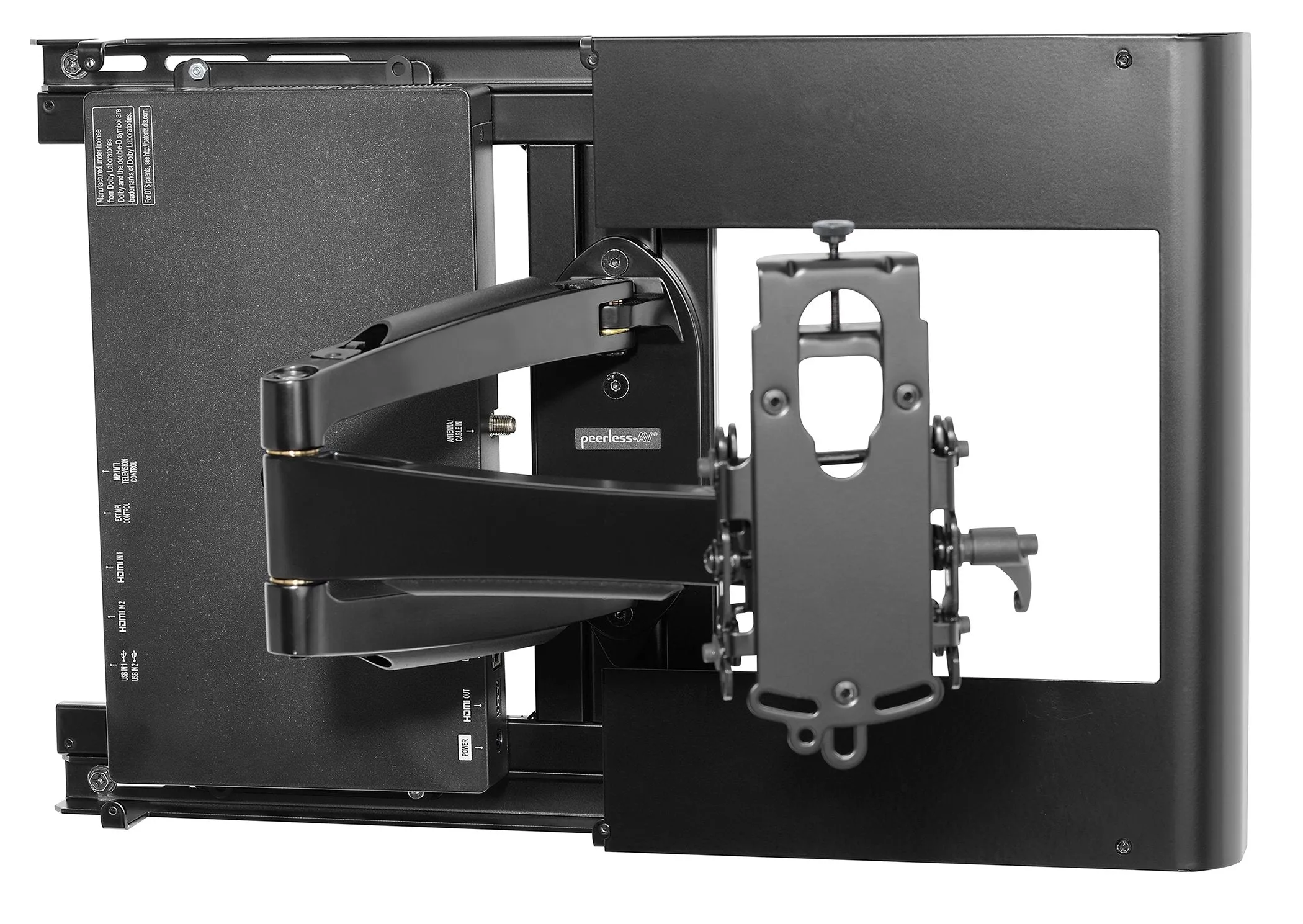 Hospitality Wall Arm Mount with STB Enclosure
