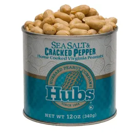 Hubs Peanuts: Sea Salt & Cracked Pepper