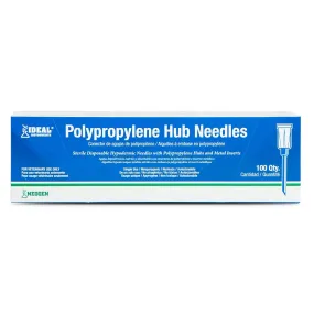 Ideal Poly Hub Needles, Box of 100