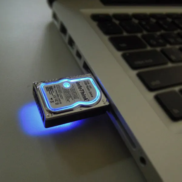 InfoThink LED Mini Hard Disk USB Flash Drive