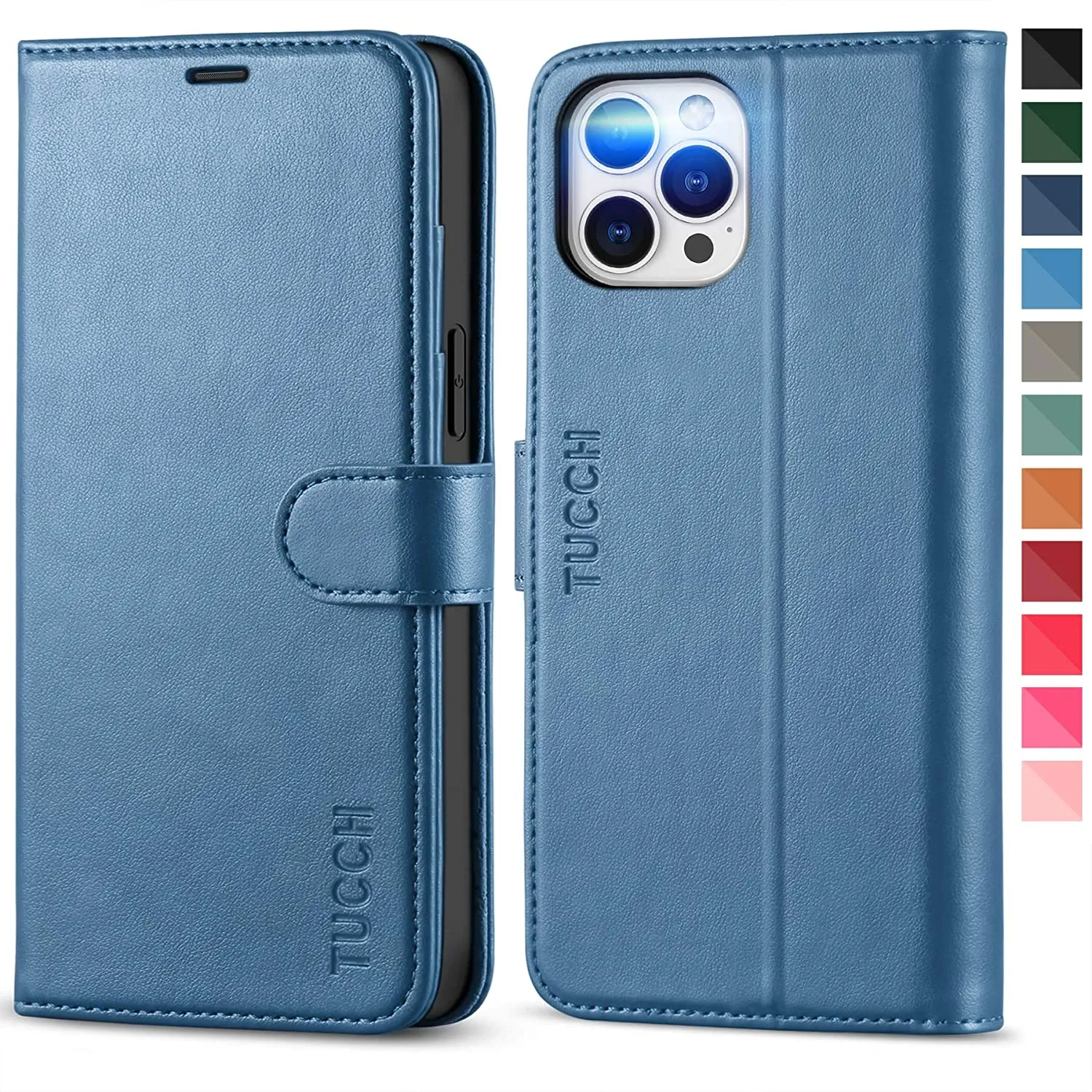 iPhone 12 Pro Max Magnetic Shockproof Leather Flip Case