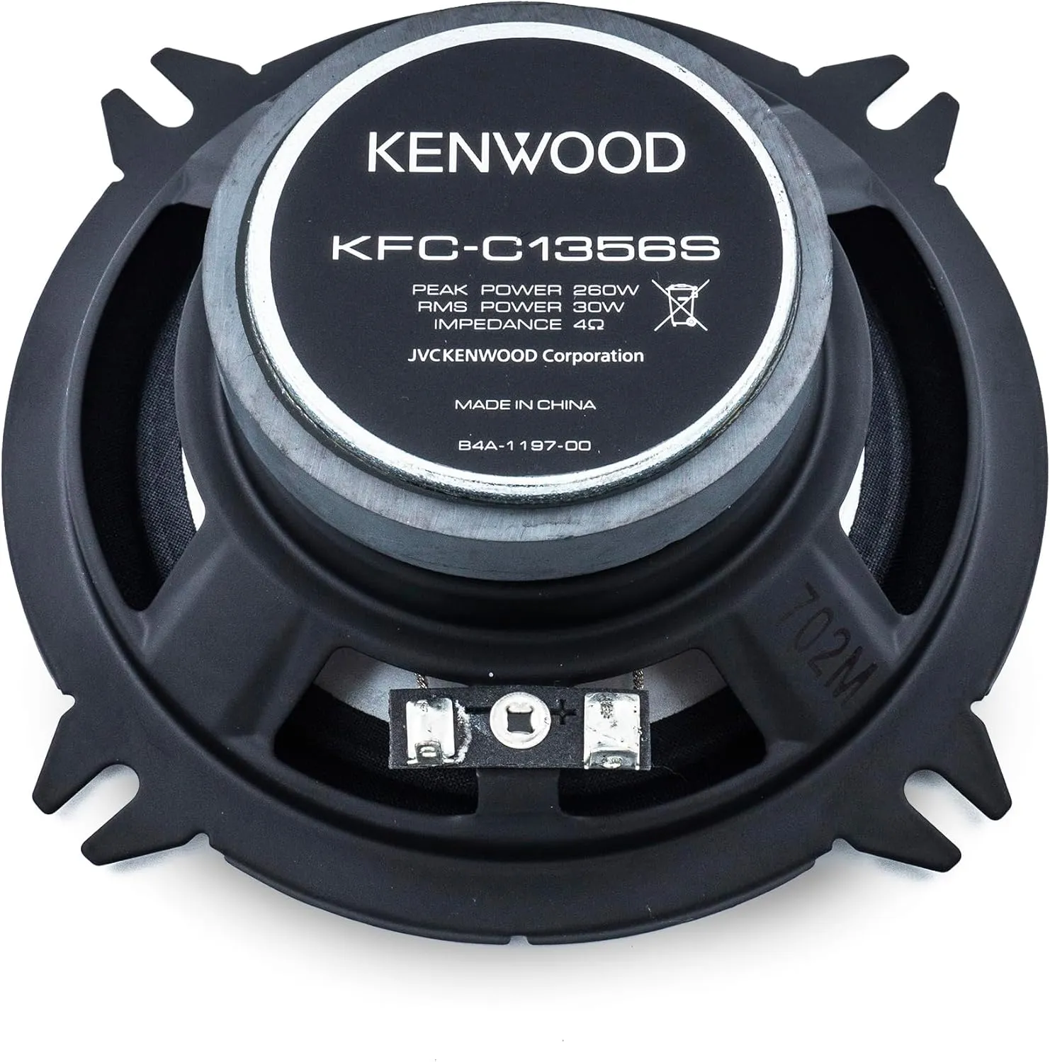 Kenwood KFC-C1356S 250 Watt 5.25" Dual Cone Stereo Car Audio Speakers (Pair)