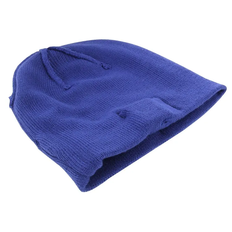 Knitted Bluetooth Headset Warm Winter Hat with Mic for Boy & Girl & Adults(Blue)