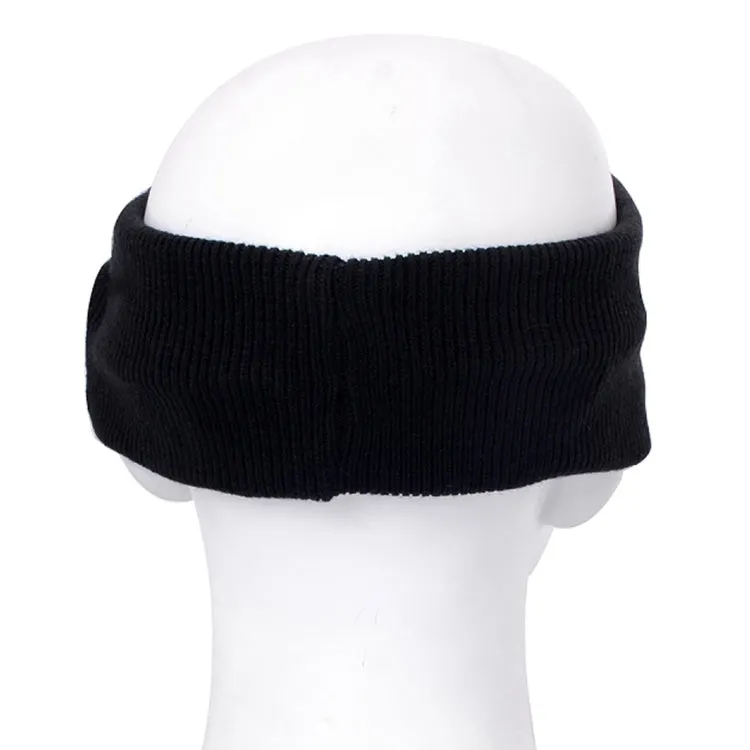 Knitted Bluetooth Headsfree Sport Music Headband with Mic for iPhone / Samsung and Other Bluetooth Devices(Black)