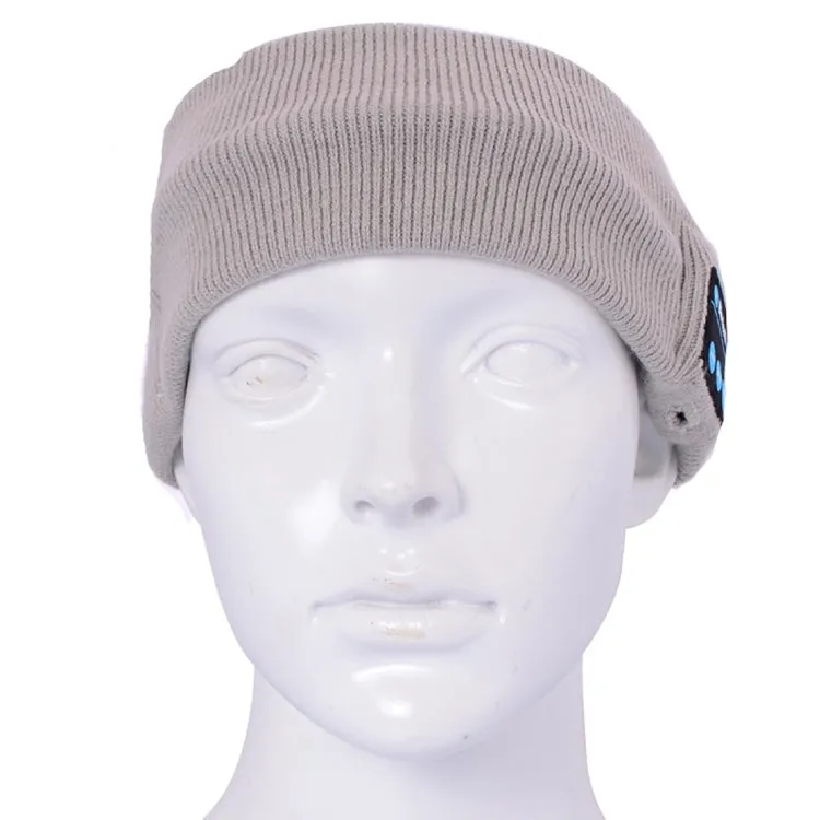 Knitted Bluetooth Headsfree Sport Music Headband with Mic for iPhone / Samsung and Other Bluetooth Devices(Grey)
