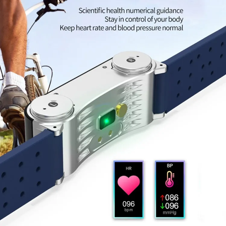 L890 1.14 inch TFT Color Screen Sports Bracelet with Bluetooth Headset, Support Call Reminder/Heart Rate Measurement/Blood Pressure Monitoring/Body Temperature Measurement(Black)