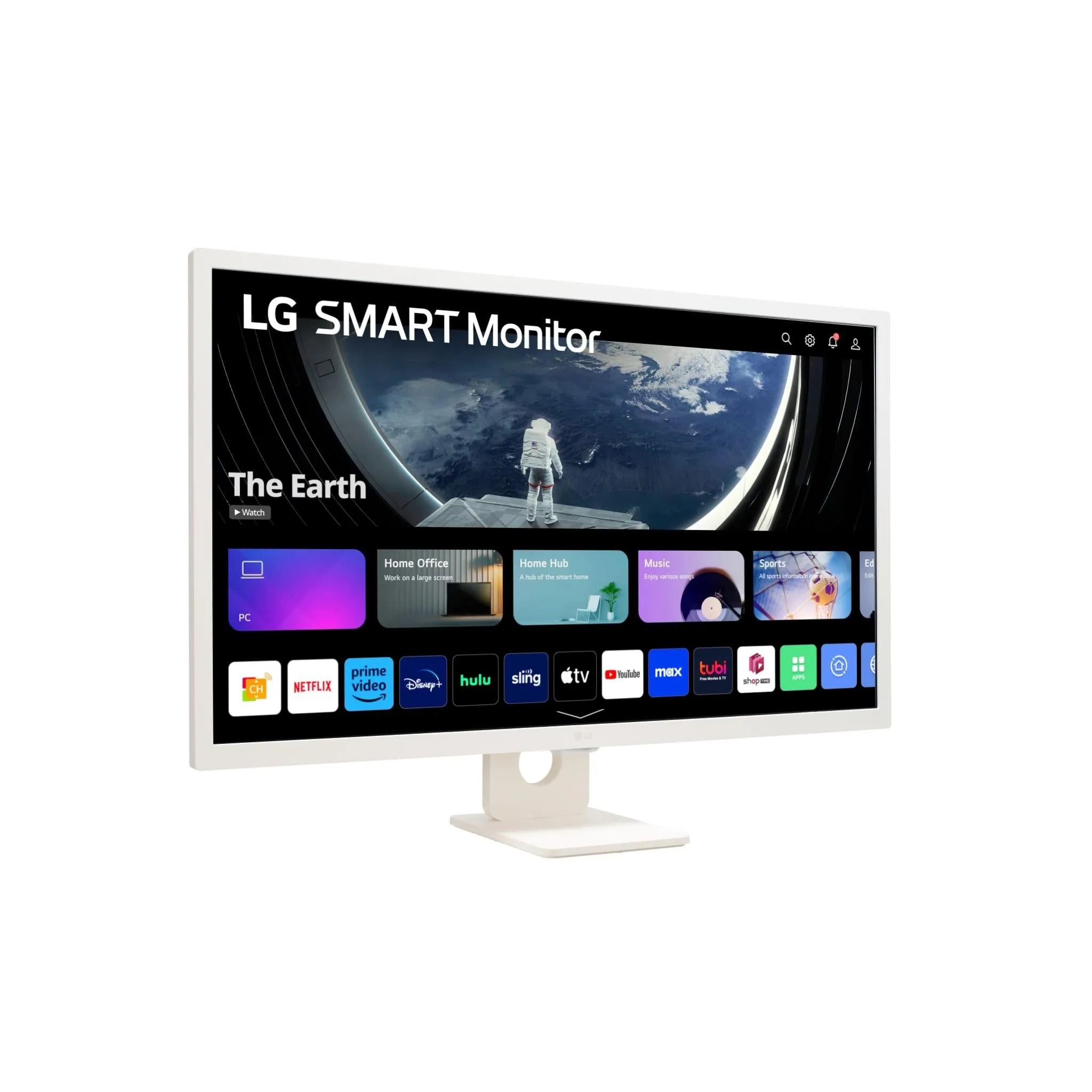 LG 27SR50F-W 27" FHD IPS Smart Monitor with webOS 23