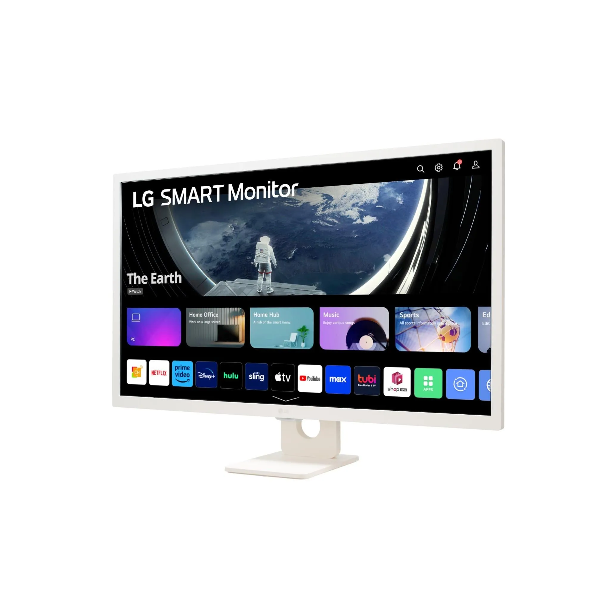 LG 27SR50F-W 27" FHD IPS Smart Monitor with webOS 23