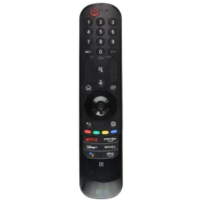 LG Original Remote Control (MR22GN / AKB7604004) for Select LG TVs - Black
