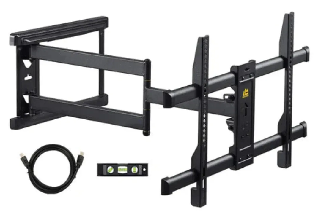 Long Reach TV Wall Bracket, Mount Swivel Tilt Corner TV Bracket with 765mm long Arm