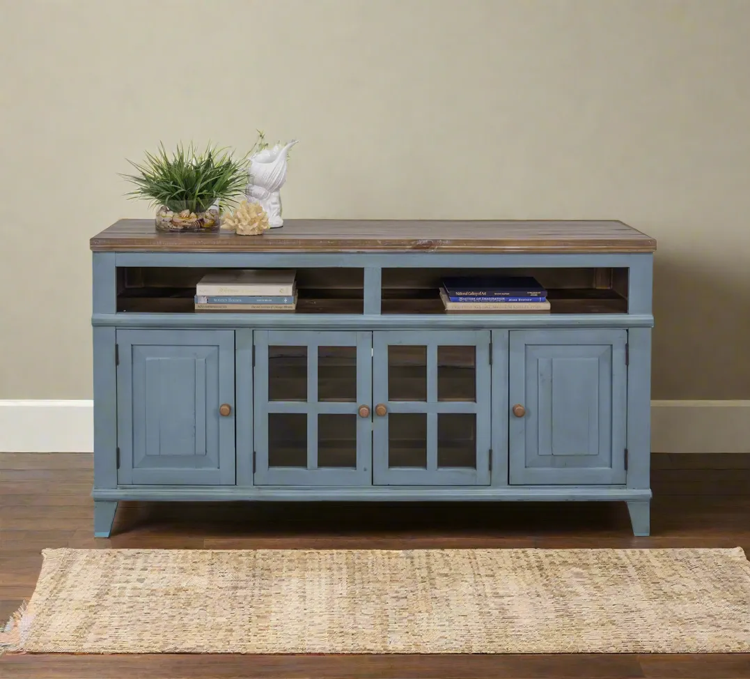 Miramar Blue 72" TV Console