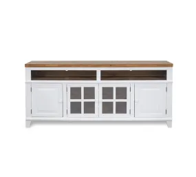 Miramar White 72" TV Console