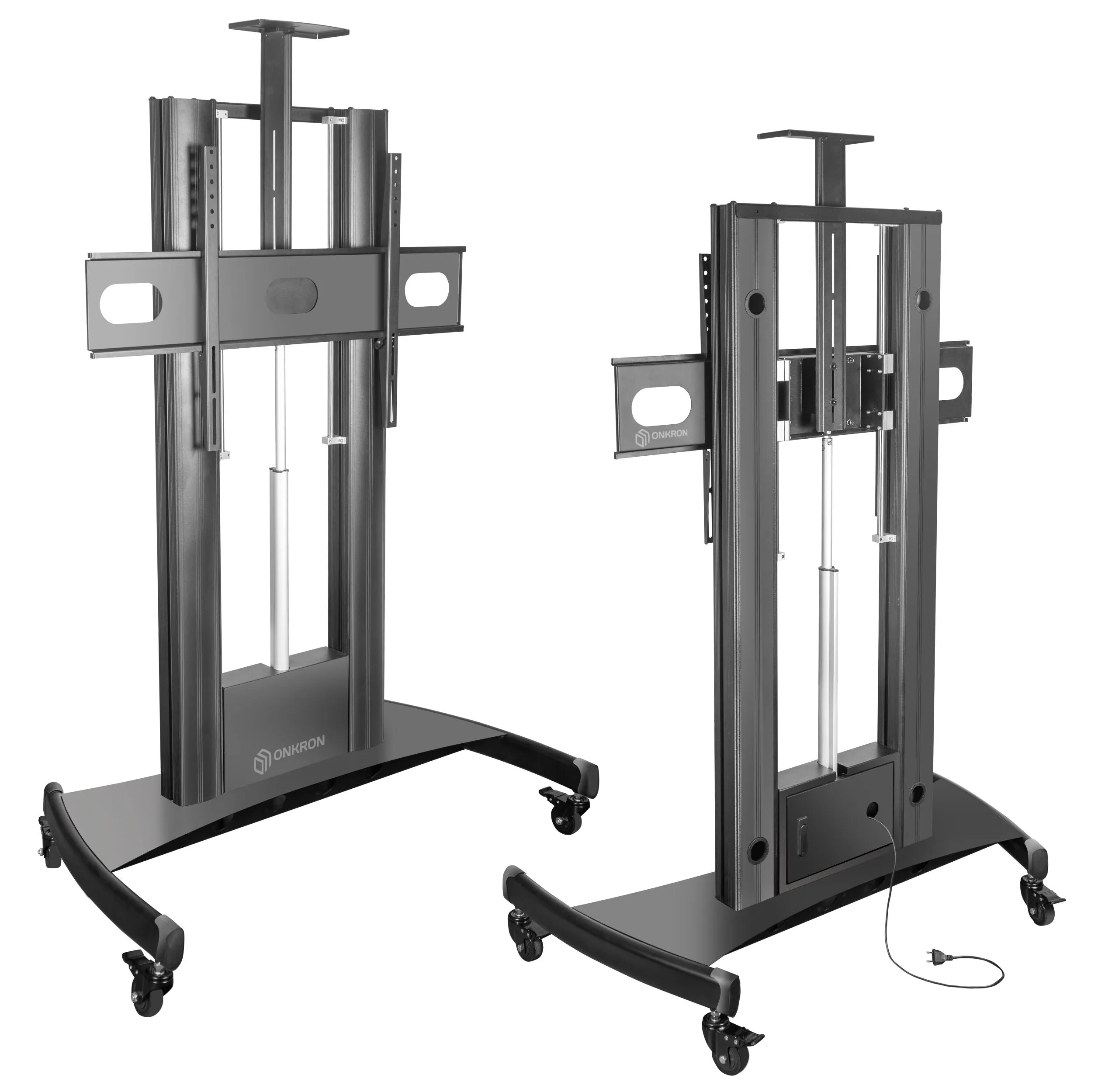 Mobile TV stand for 55"-100" max 300 lbs, black TS2210