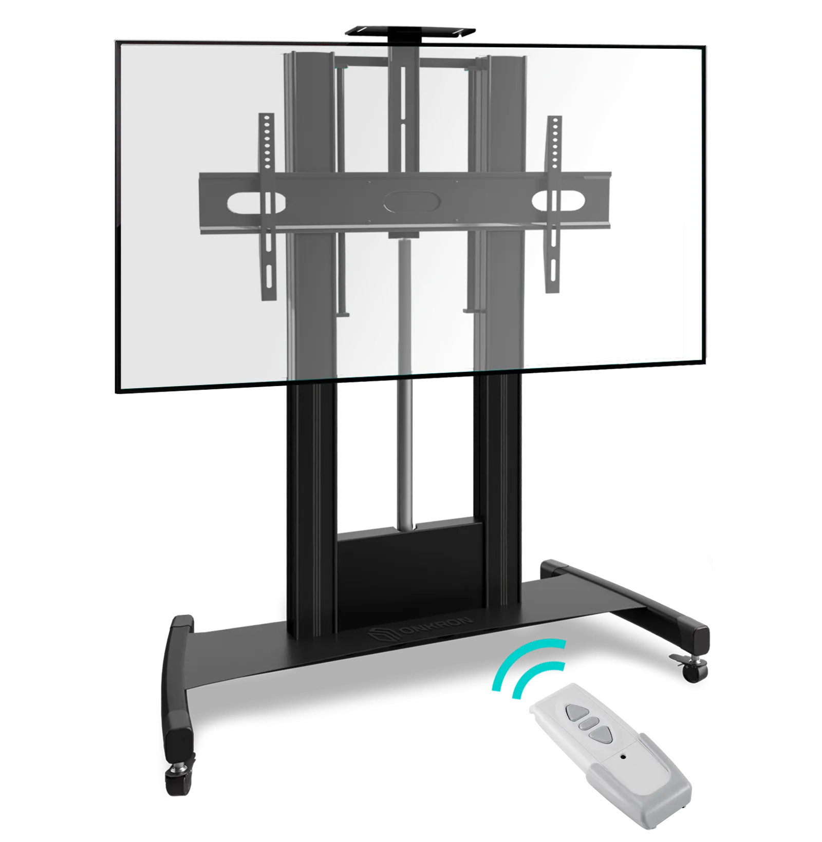 Mobile TV stand for 55"-100" max 300 lbs, black TS2210