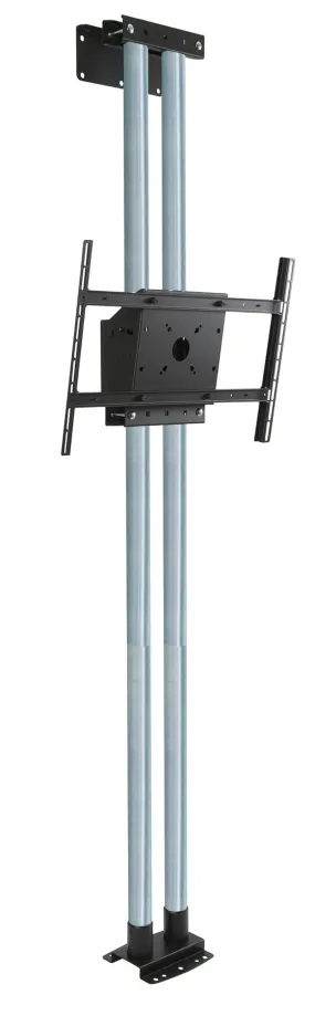 Modular Dual Pole Floor to Wall Mount Kit for 46" to 90" Displays