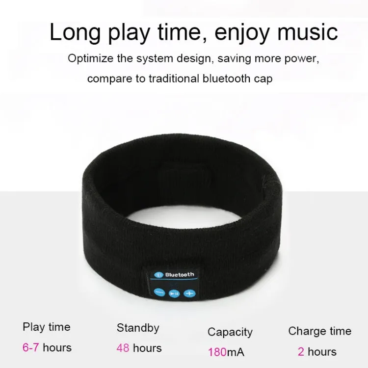 My-Call Bluetooth V5.0 Headsfree Sport Headband Music Headwear for iPhone 6 & 6s / iPhone 5 & 5S / iPhone 4 & 4S and Other Bluetooth Devices(Dark Gray)