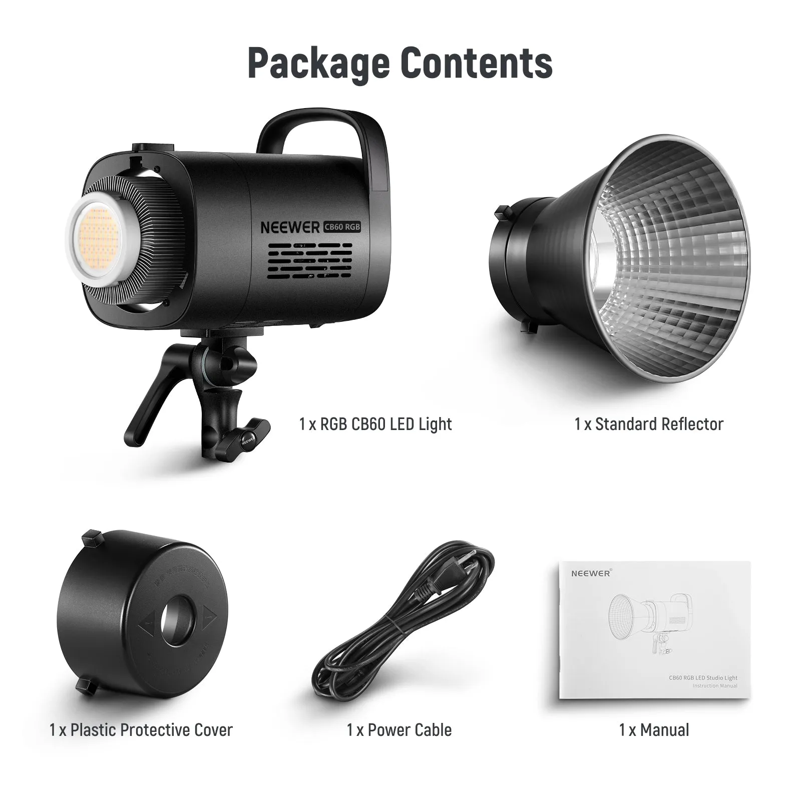 NEEWER RGB CB60 70W CRI 97  LED Video Light