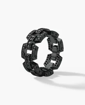 NORTHSTAR EverBlak Black Gold Ring with 1.10ct Black Diamonds