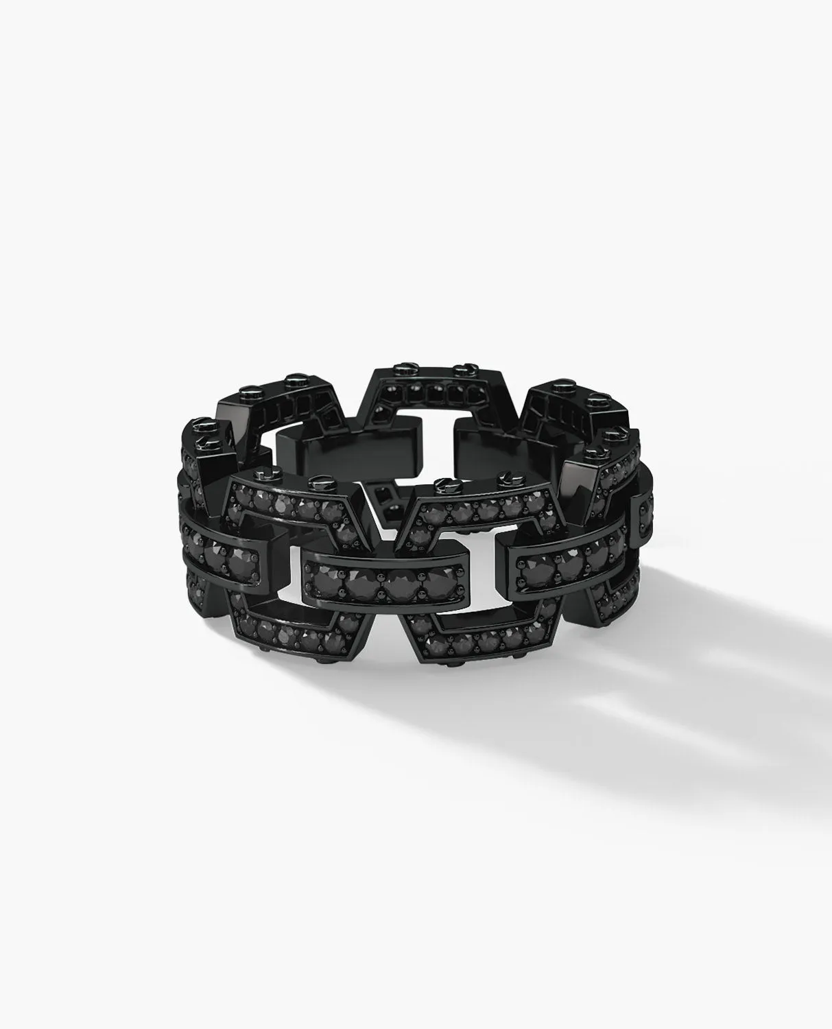 NORTHSTAR EverBlak Black Gold Ring with 1.10ct Black Diamonds