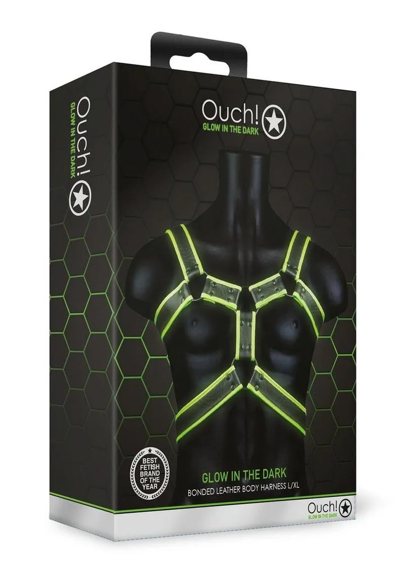 Ouch! Bonded Leather Body Harness
