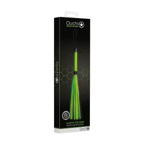 Ouch GITD Flogger Neon Green