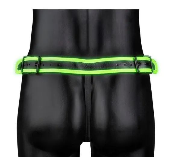 Ouch! Striped Jock Strap Glow in the Dark