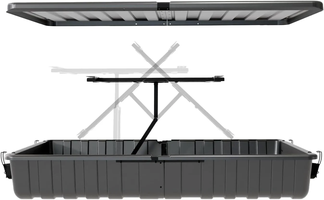 Outdoor TV Hard Cover Weatherproof Protection for Television - Mounts Right on the Wall - TV Wall Mounting Bracket Included … (45-55 Inch), Black