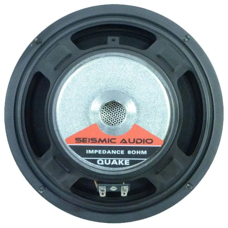 Pair of Quake 8" Steel Frame Speaker Driver - 8 Ohm