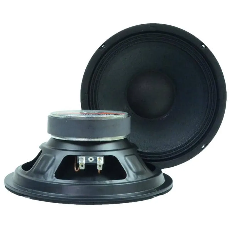 Pair of Quake 8" Steel Frame Speaker Driver - 8 Ohm