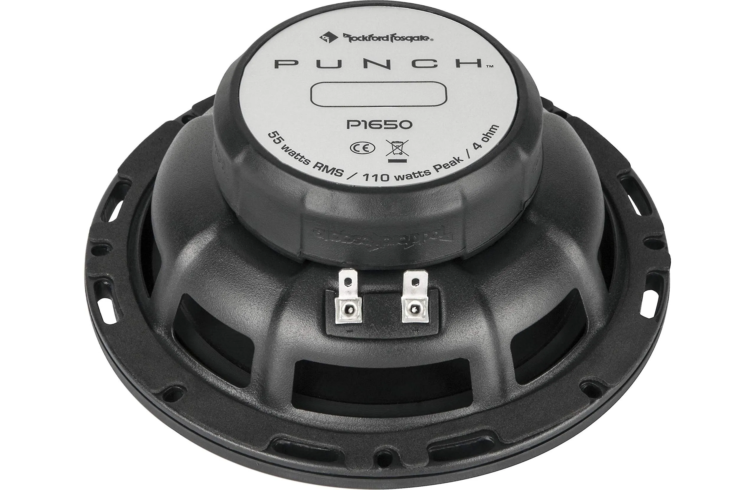Pair of Rockford Fosgate Punch P1650 6.5" 220W 2-Way   P152 5.25" 2-Way Full Range Coaxial Speakers - 4 Speakers   Gravity Magnet Phone Holder